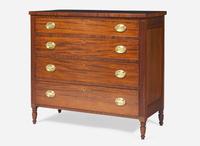 A Federal mahogany chest of drawers, Philadelphia, PA, circa 1810