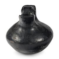 Santa Clara Blackware Pottery Wedding Vase