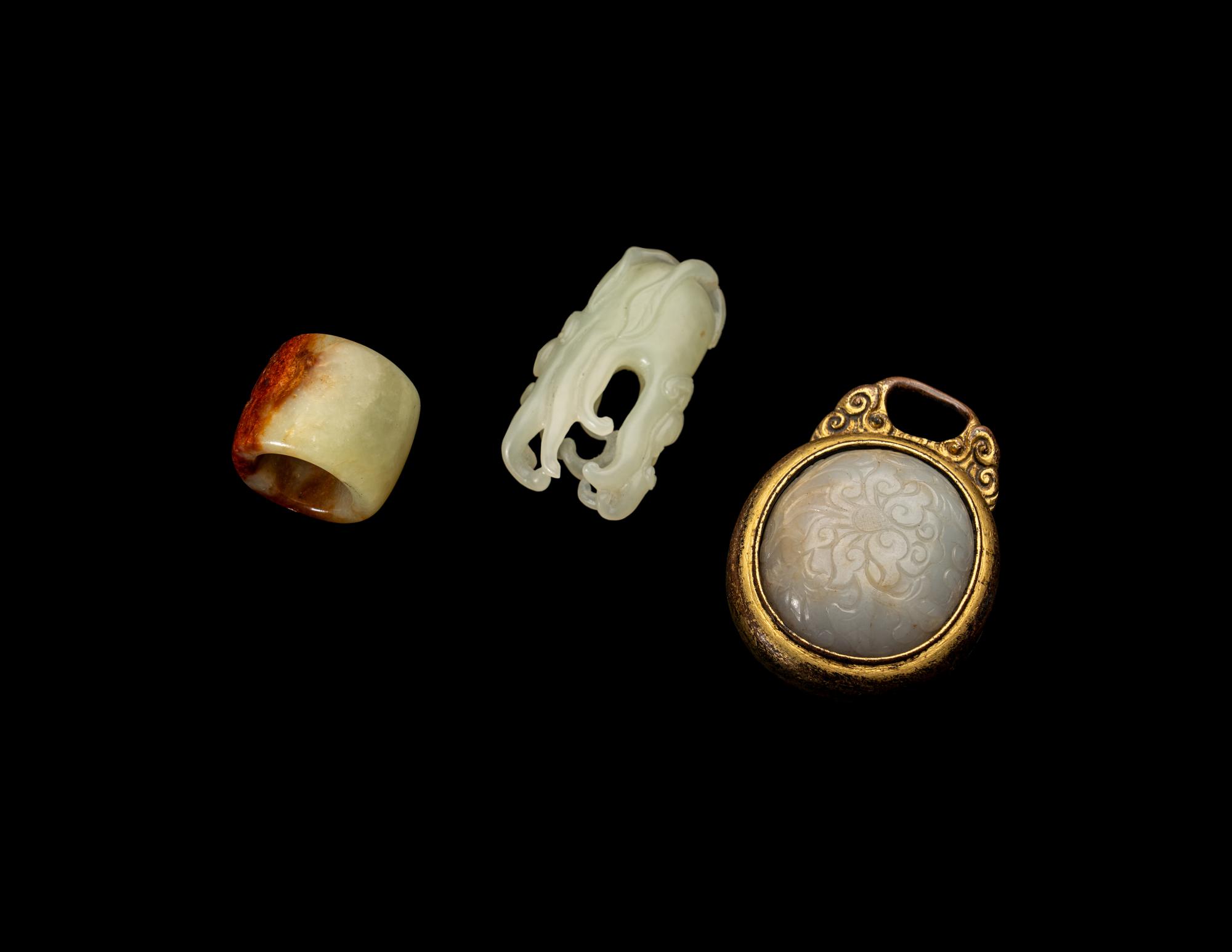 Three Chinese Jade Carvings