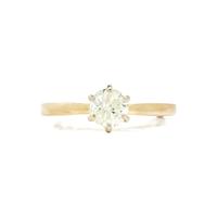 YELLOW GOLD AND DIAMOND RING