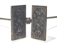 A Group of Five Wrought Iron Waffle Irons, French and Flemish, Late 18th and 19th Century