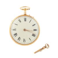 A Musical Open Faced Watch