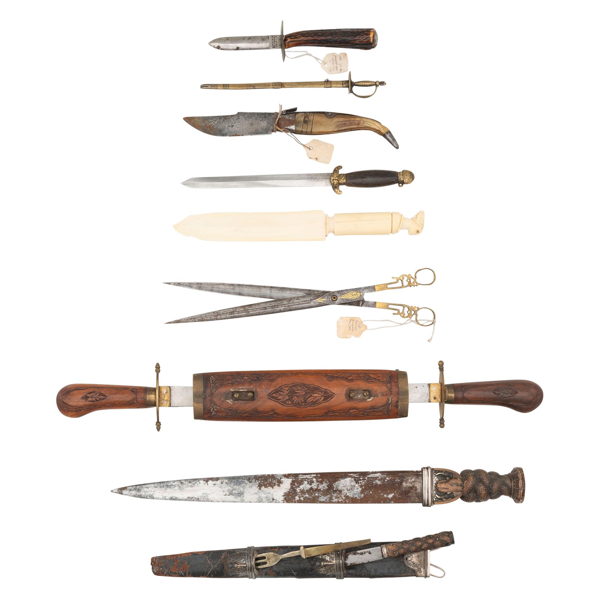 Lot of 8 Assorted Ethnographic Knives