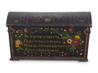 A Norwegian Painted Blanket Chest
