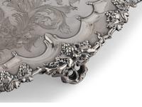 Three Silver-Plate Serving Trays