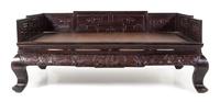 A Chinese Hardwood Couch Bed, Luohan Chuang