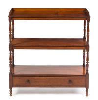 An American Mahogany Etagere Height 34 3/8 x width 32 7/8 x depth 12 inches. — LIKELY EARLY 19TH CENTURY