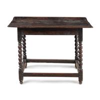 A William and Mary Oak Table