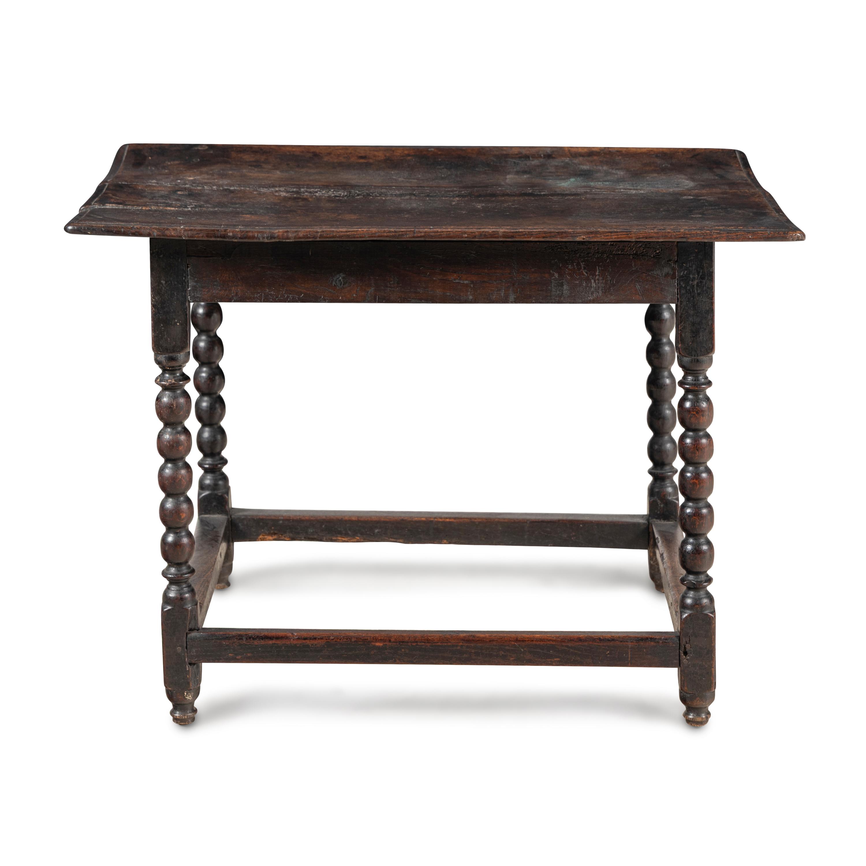 A William and Mary Oak Table