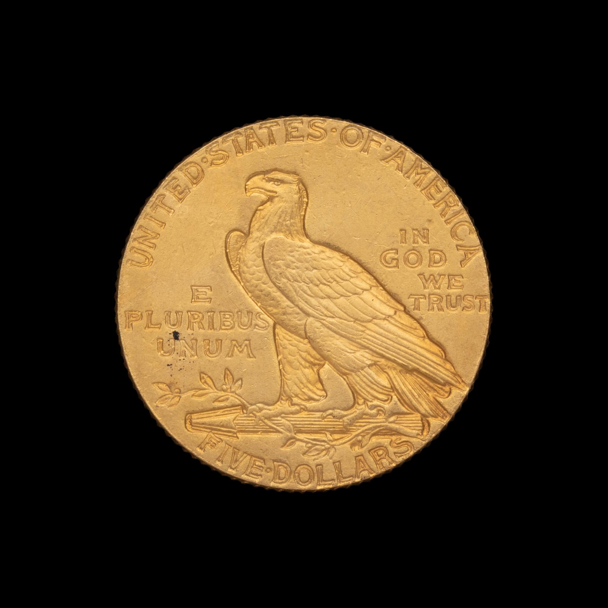 A 1911 Indian Head $5 Gold Coin