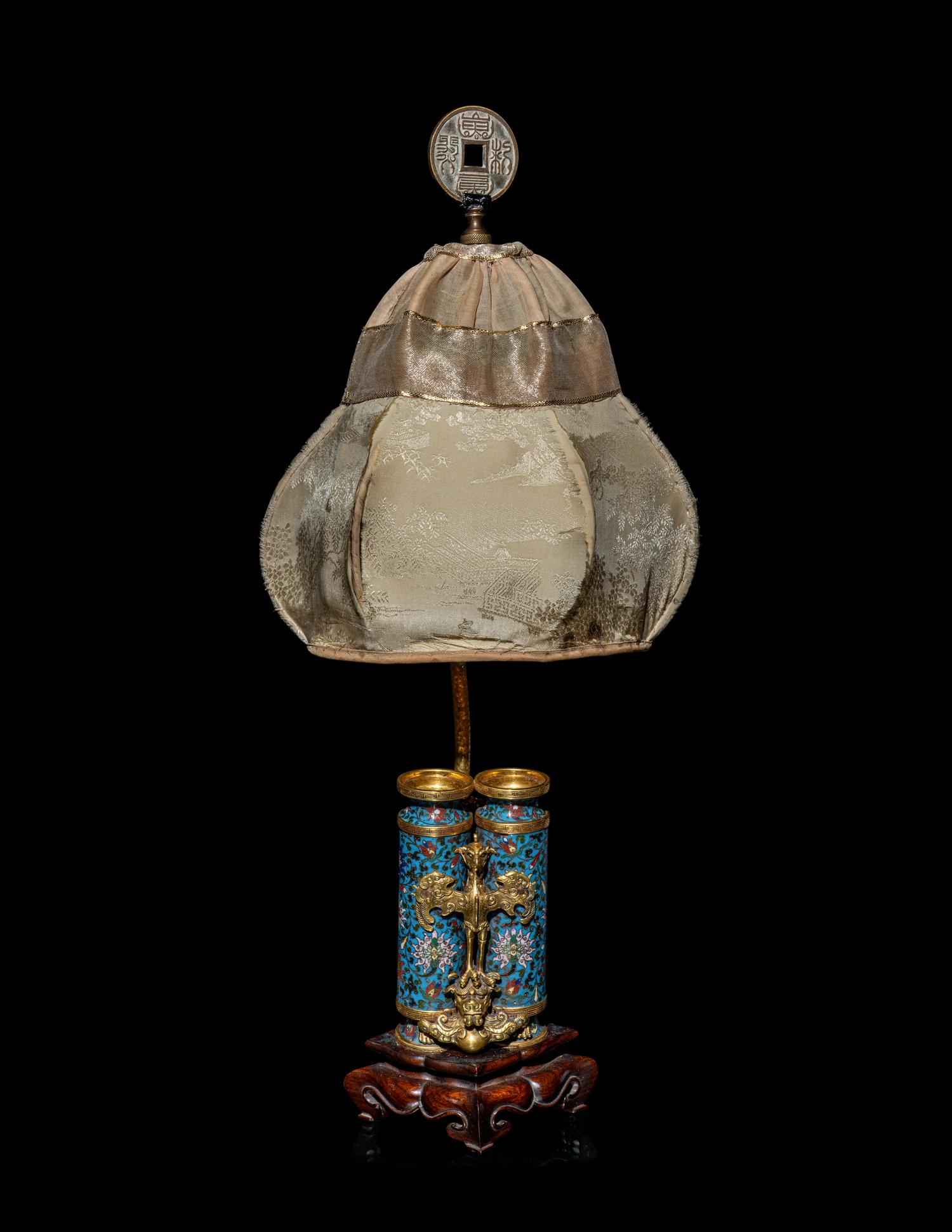 A Chinese Cloisonné Enamel Champion Vase