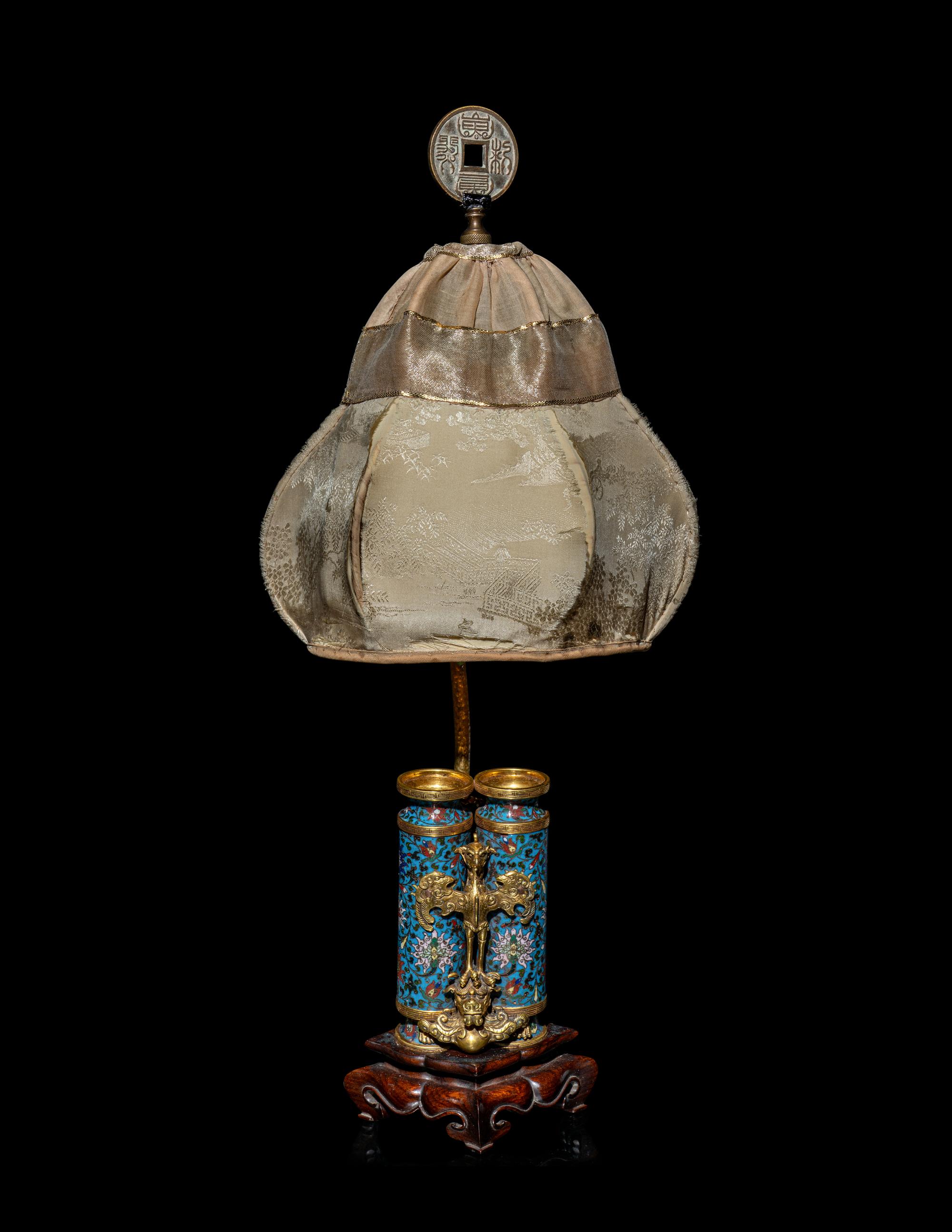 A Chinese Cloisonné Enamel Champion Vase