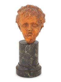 A Continental Terra Cotta Head of a Child