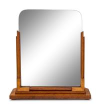 An Art Deco Satinwood Table Mirror