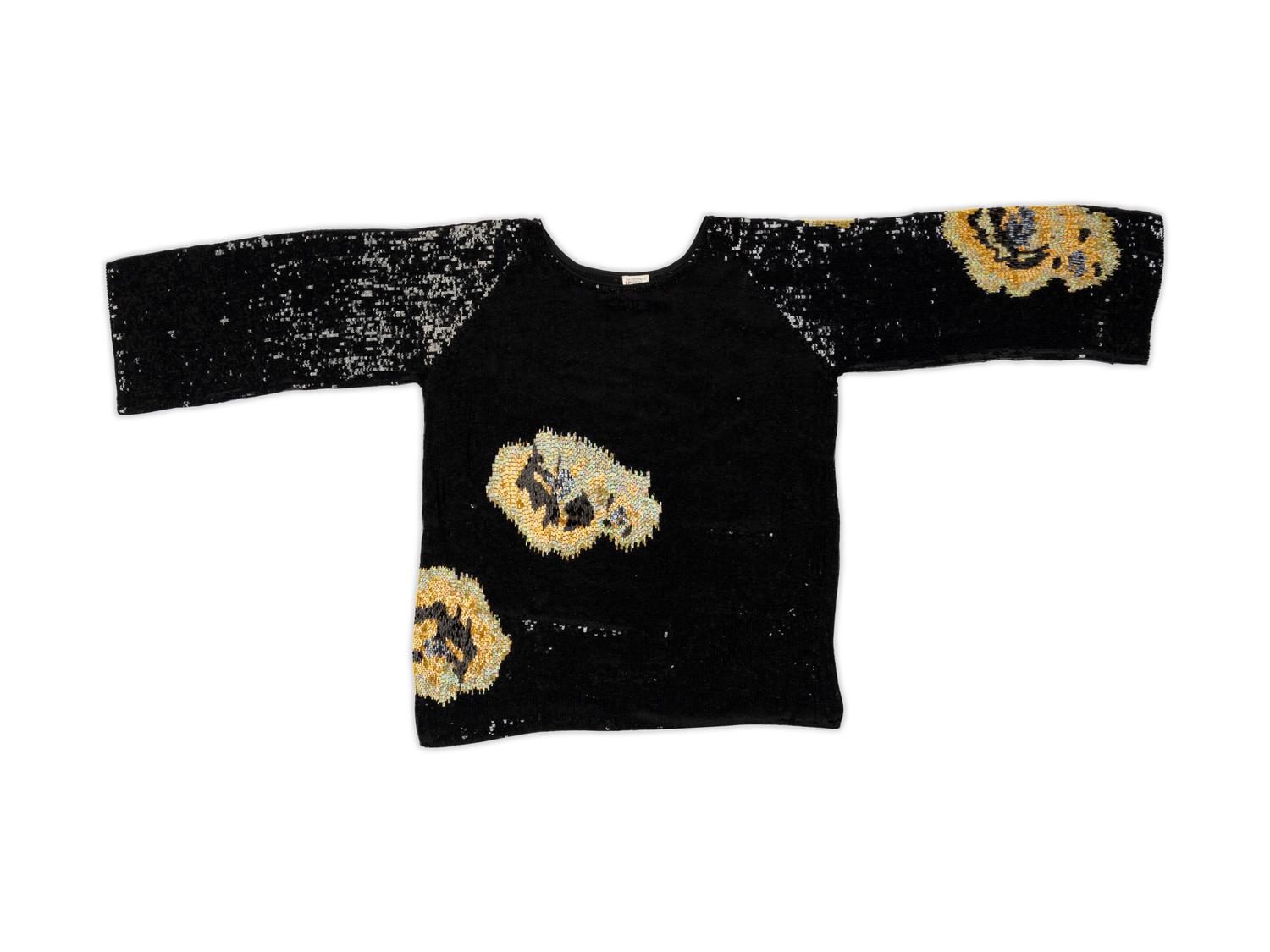 Four Geoffrey Beene Sequined and Beaded Tops, 1980-90s