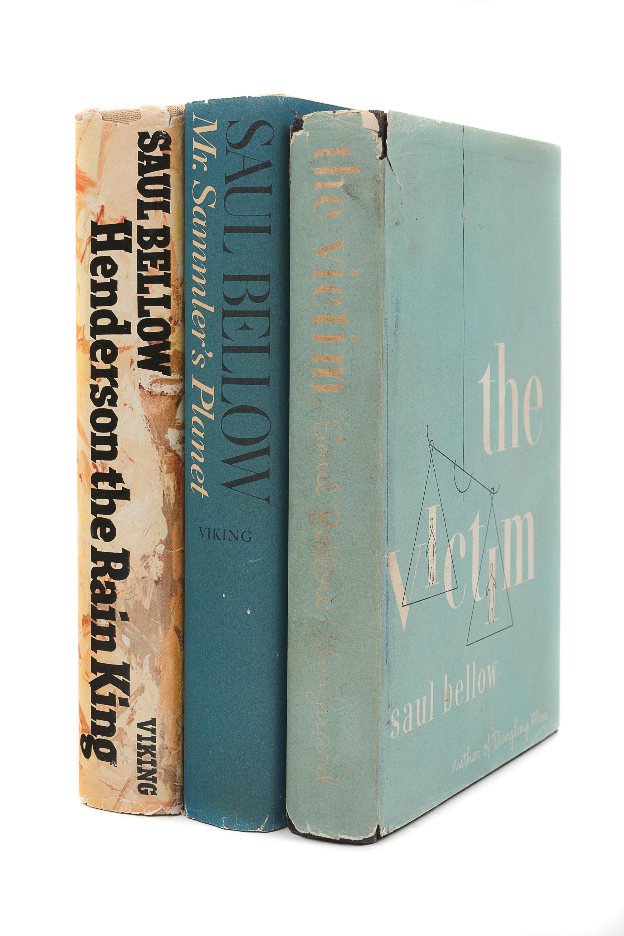 BELLOW, Saul (1915-2005). A group of 3 works, comprising: