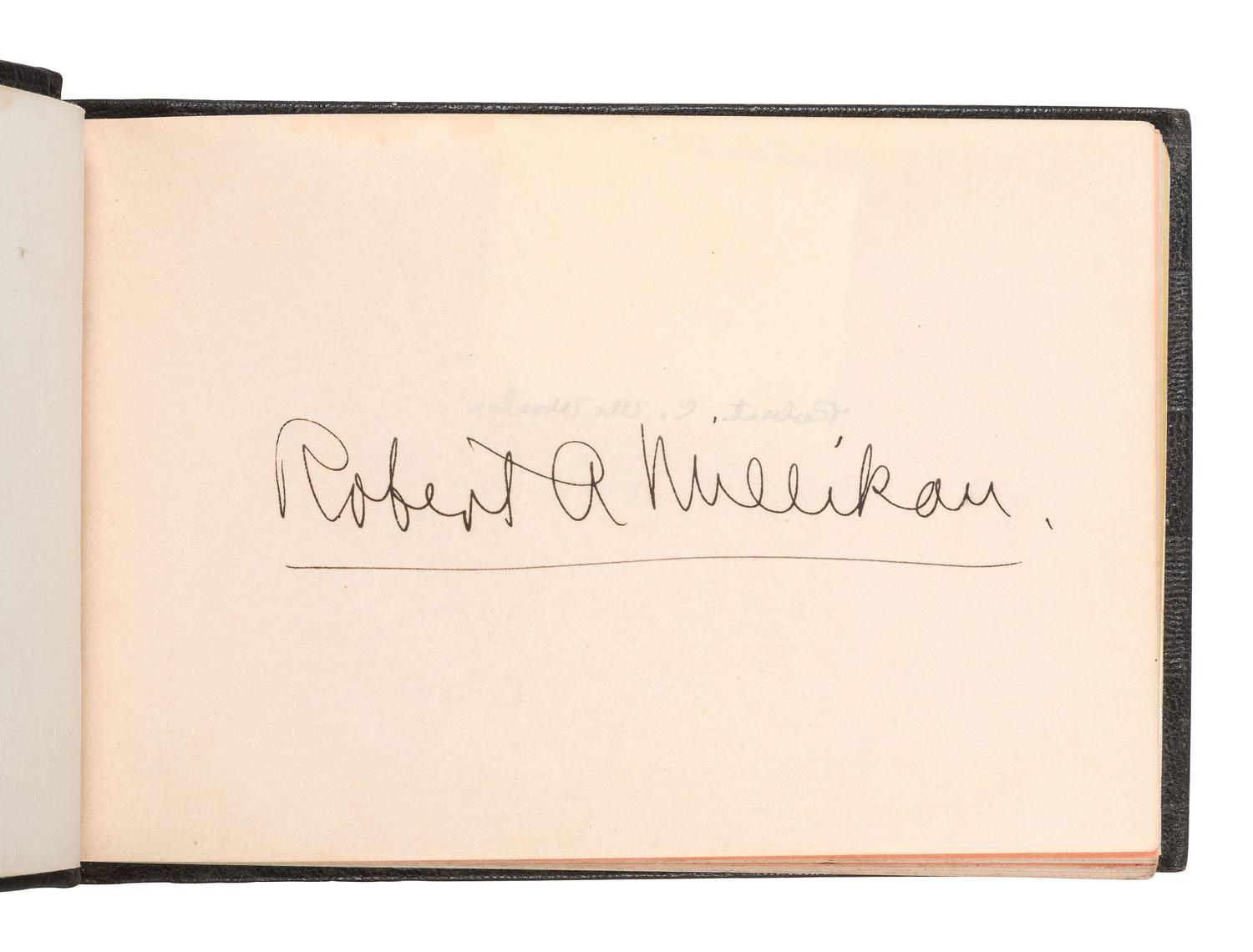 [WORLD WAR II]. Archive associated with Japanese-American soldier George Asakawa (1918-2012), whose family was detained in an Arizona relocation camp during WWII. [ With: ] Cal Tech autograph album featuring signatures of multiple Nobel Prize winners.
