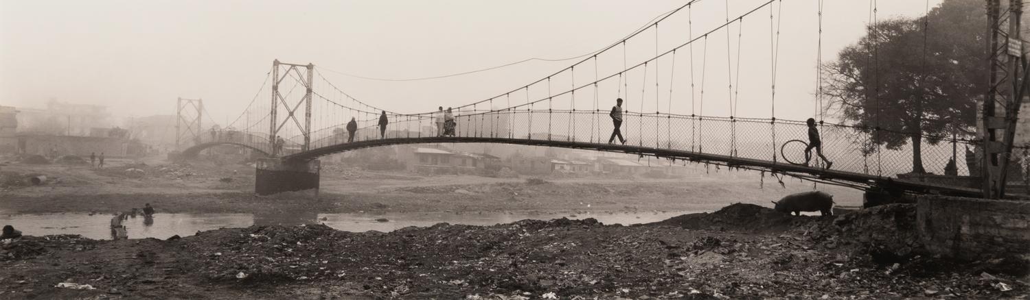 A Group of Five Photographs ( Hats Off, 1982; Bagmati Bridge, Nepal, 1988; Lijiang Cobblestones, China; Morning Exercises, Peru, 1994; Luminous Dhoti, India, 1989)