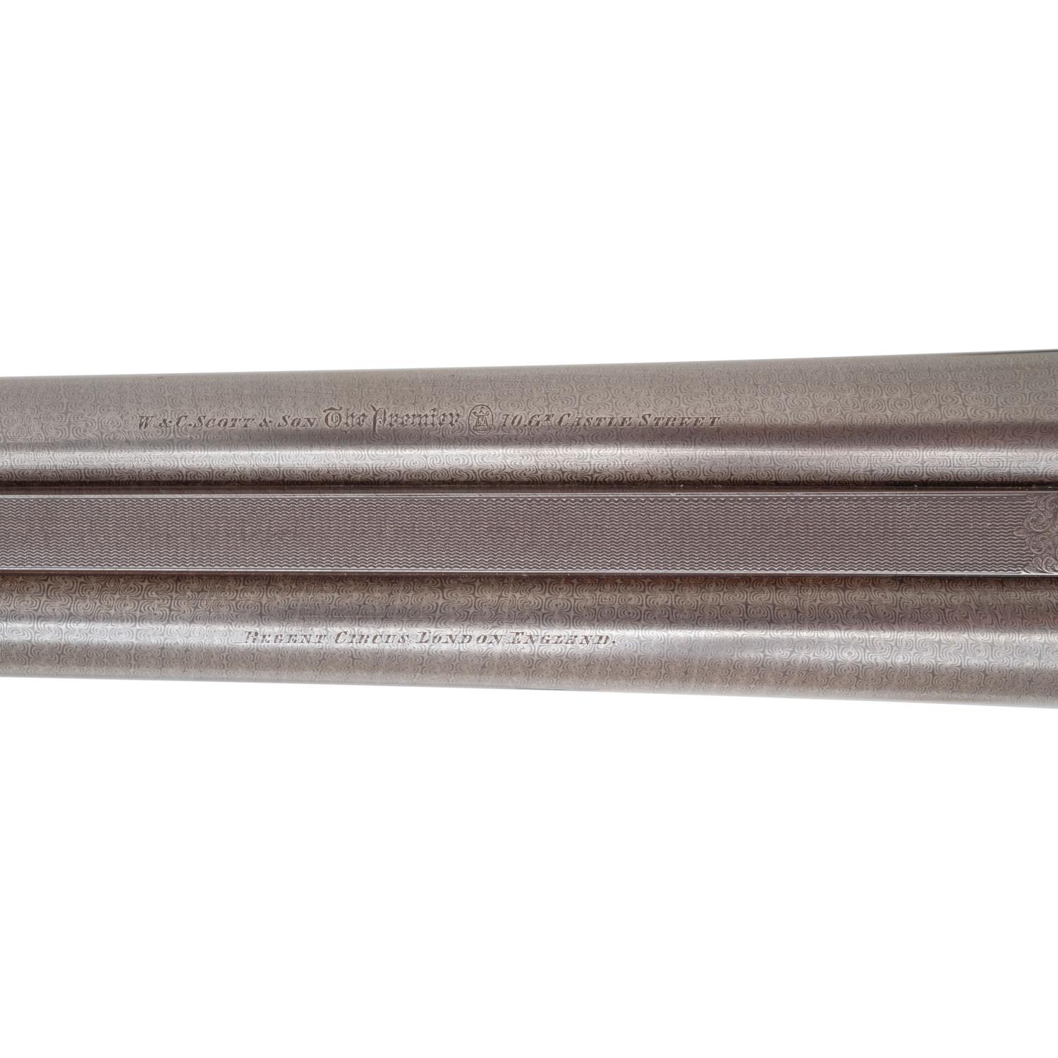 W & C Scott & Son Premier Ejector 12 Gauge Shotgun in Travel Case