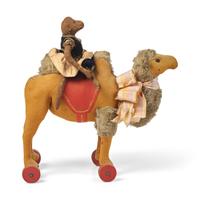 A Steiff Camel and Monkey