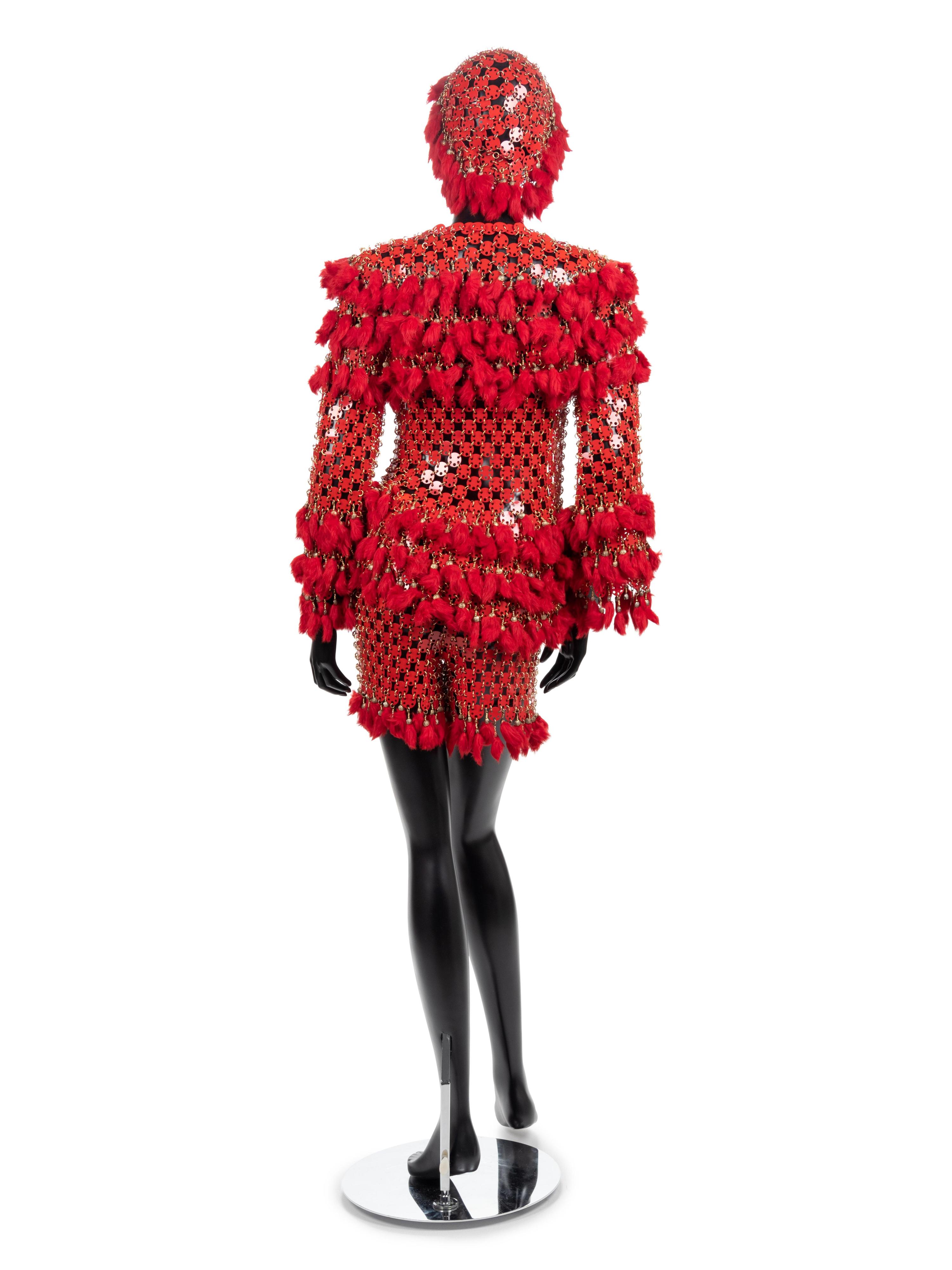 Paco Rabanne Disc and Rabbit Fur Ensemble, 1993