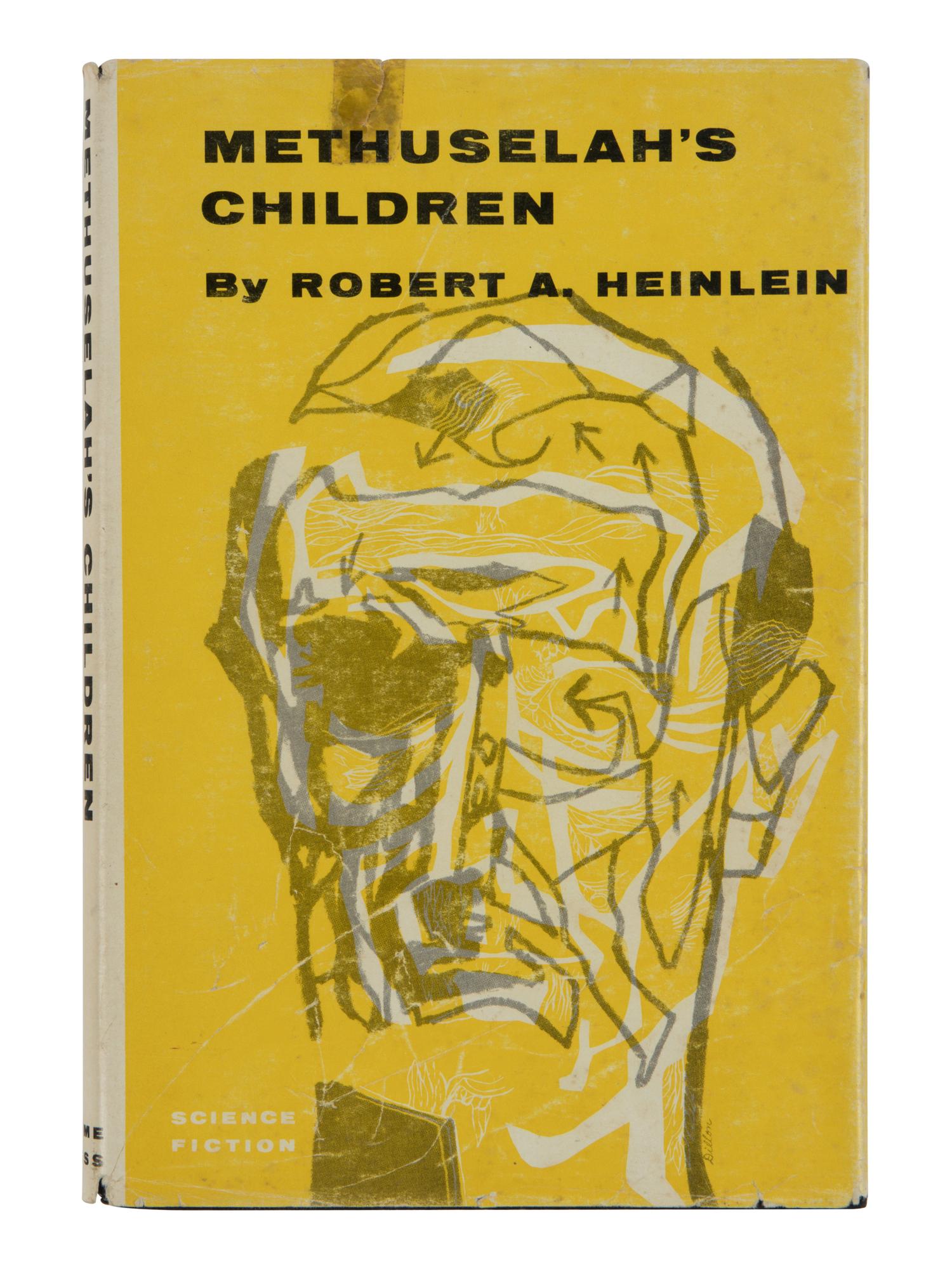 HEINLEIN, Robert Anson (1907–1988). Methuselah's Children . Hicksville, NY: Gnome Press, [1941 but really 1958].