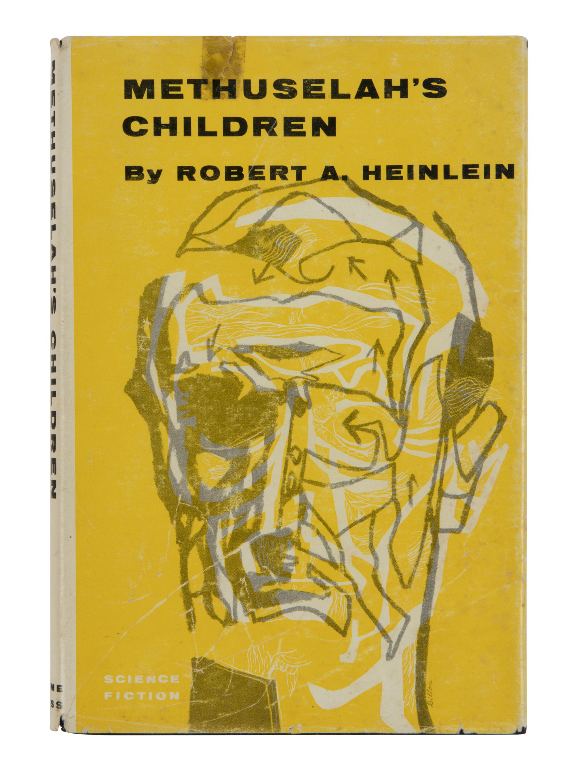 HEINLEIN, Robert Anson (1907–1988). Methuselah's Children . Hicksville, NY: Gnome Press, [1941 but really 1958].
