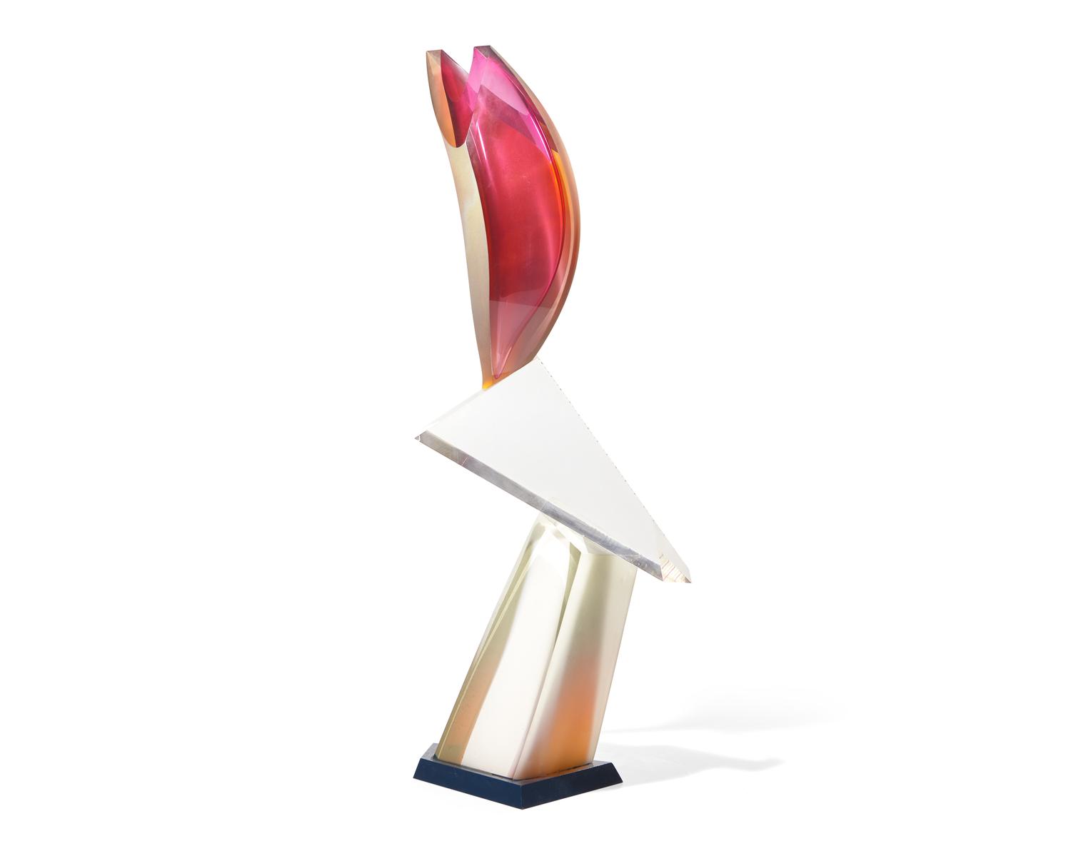 Abstract Sculpture with Polychrome Design, 1989