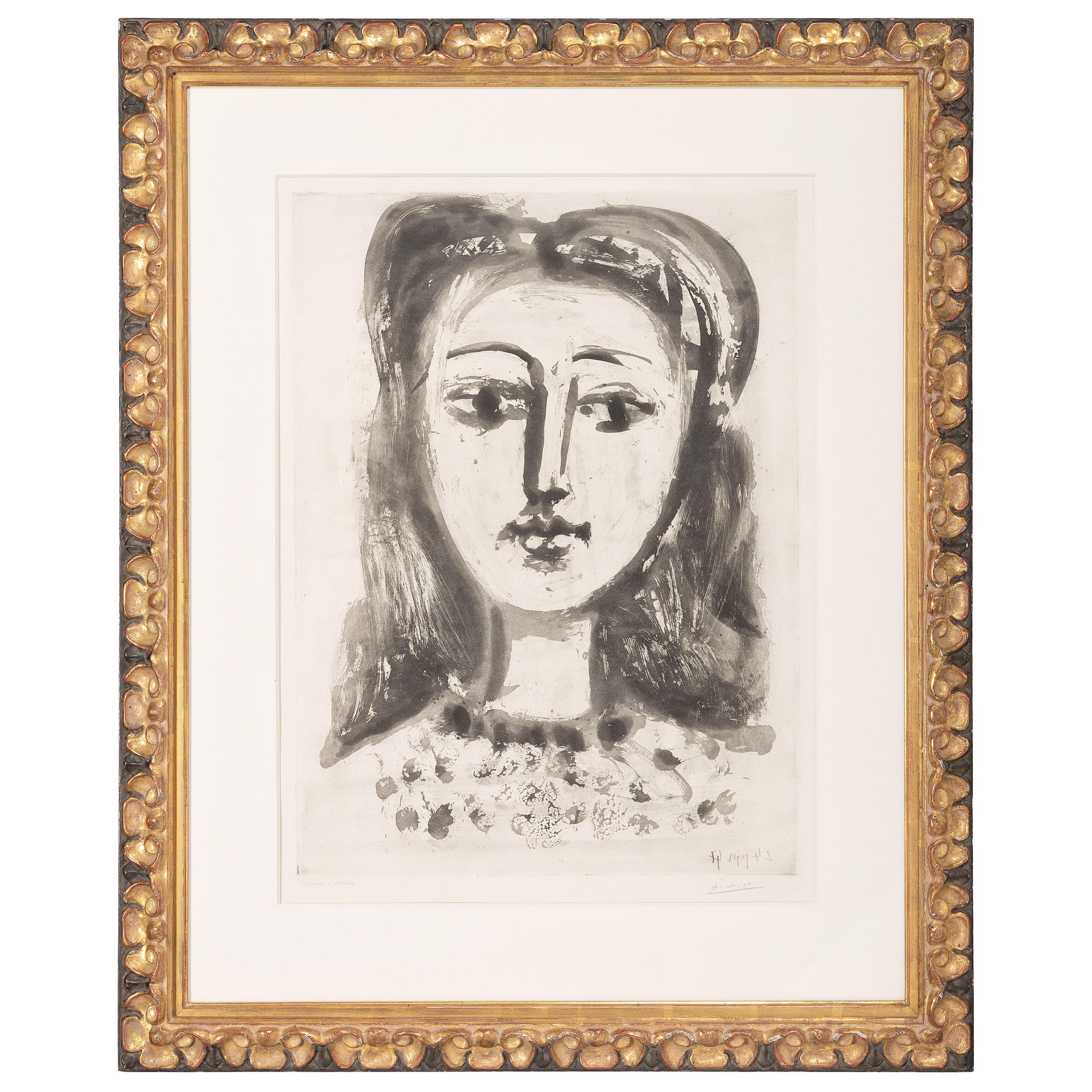 Portrait de Françoise aux Cheveux Flous , 1947