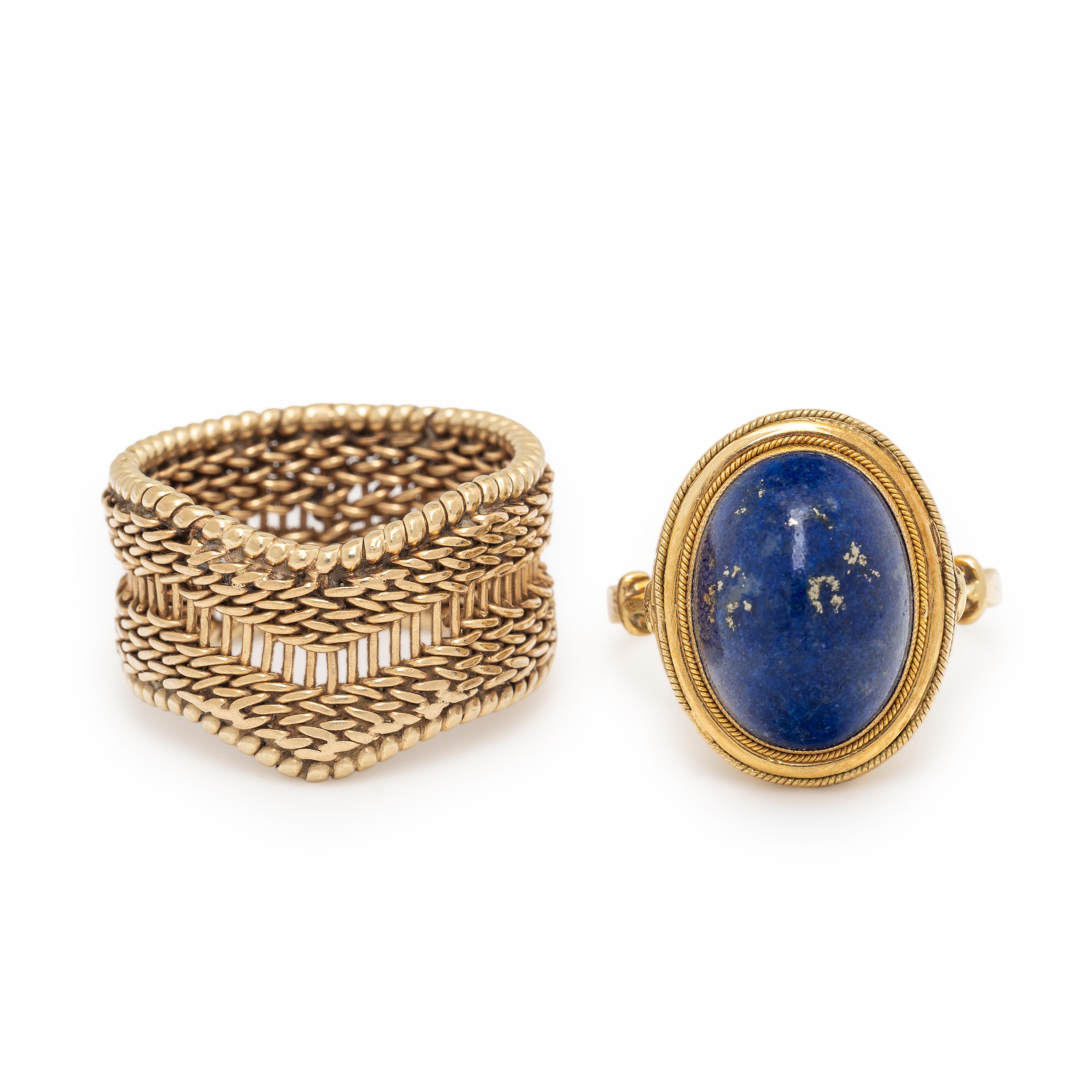 Two Yellow Gold Rings