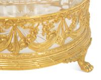 A French Gilt Bronze Mounted Cut Glass Centerpiece