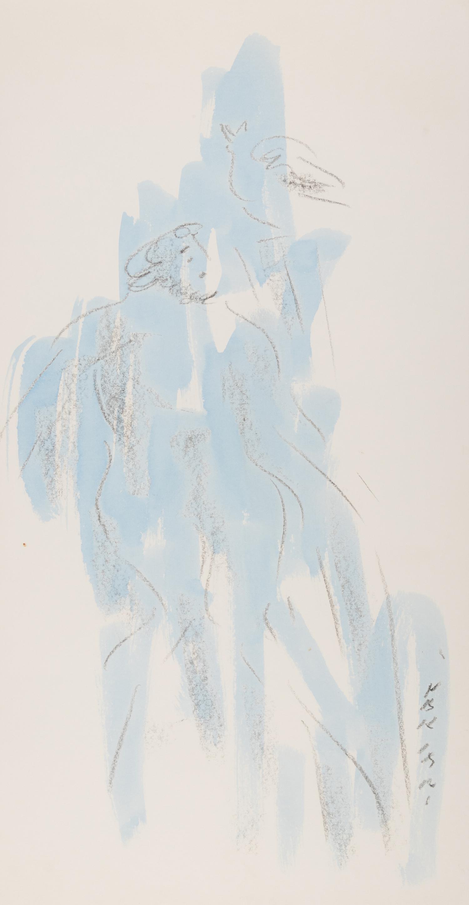 A Group of Three Works ( Nude from Behind I, II, and II )