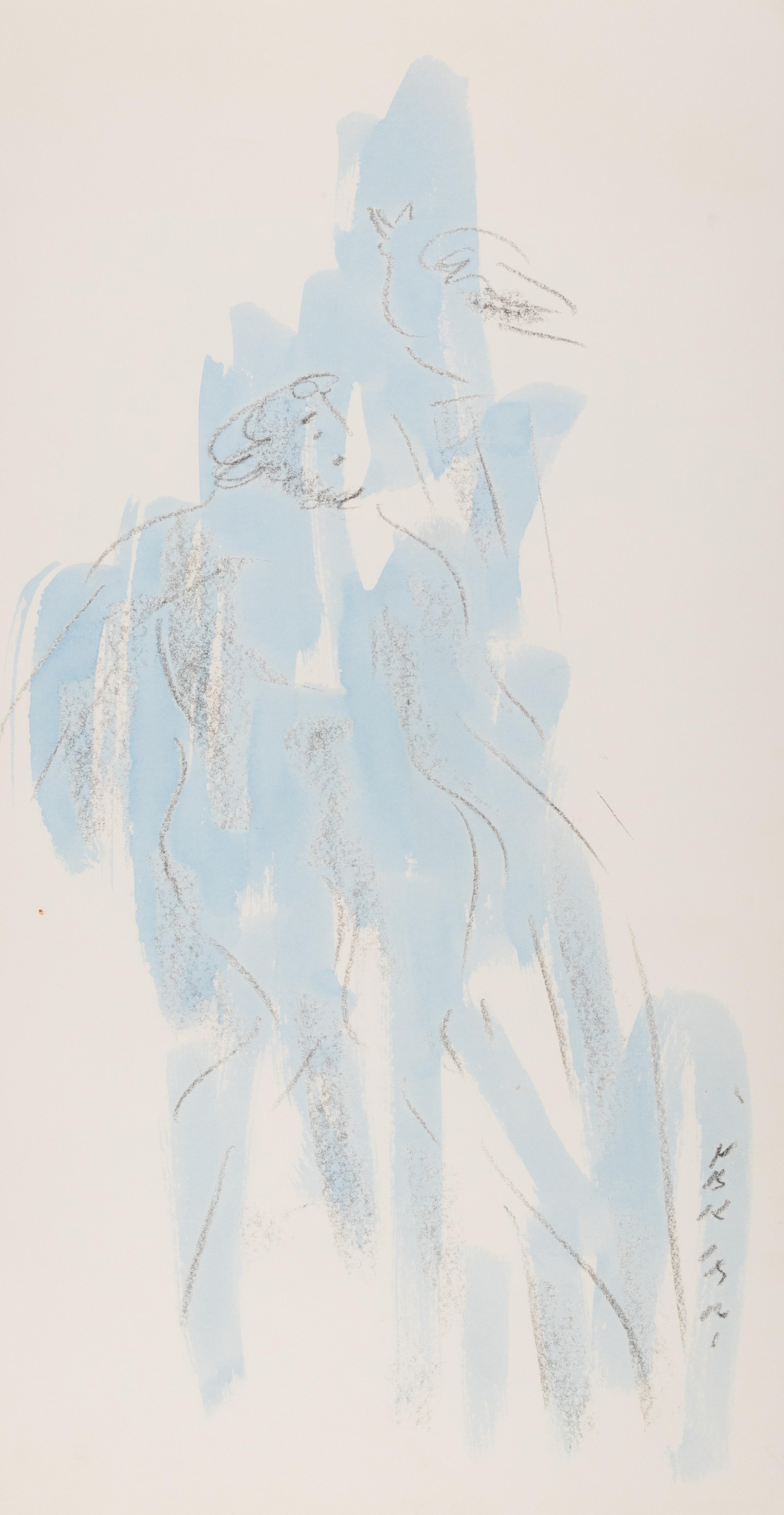 A Group of Three Works ( Nude from Behind I, II, and II )