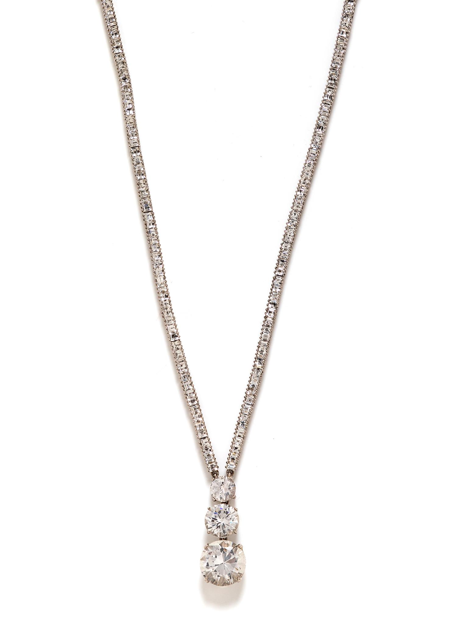 Nine Assorted Necklaces and One Buddha Pin, 1980-2000s