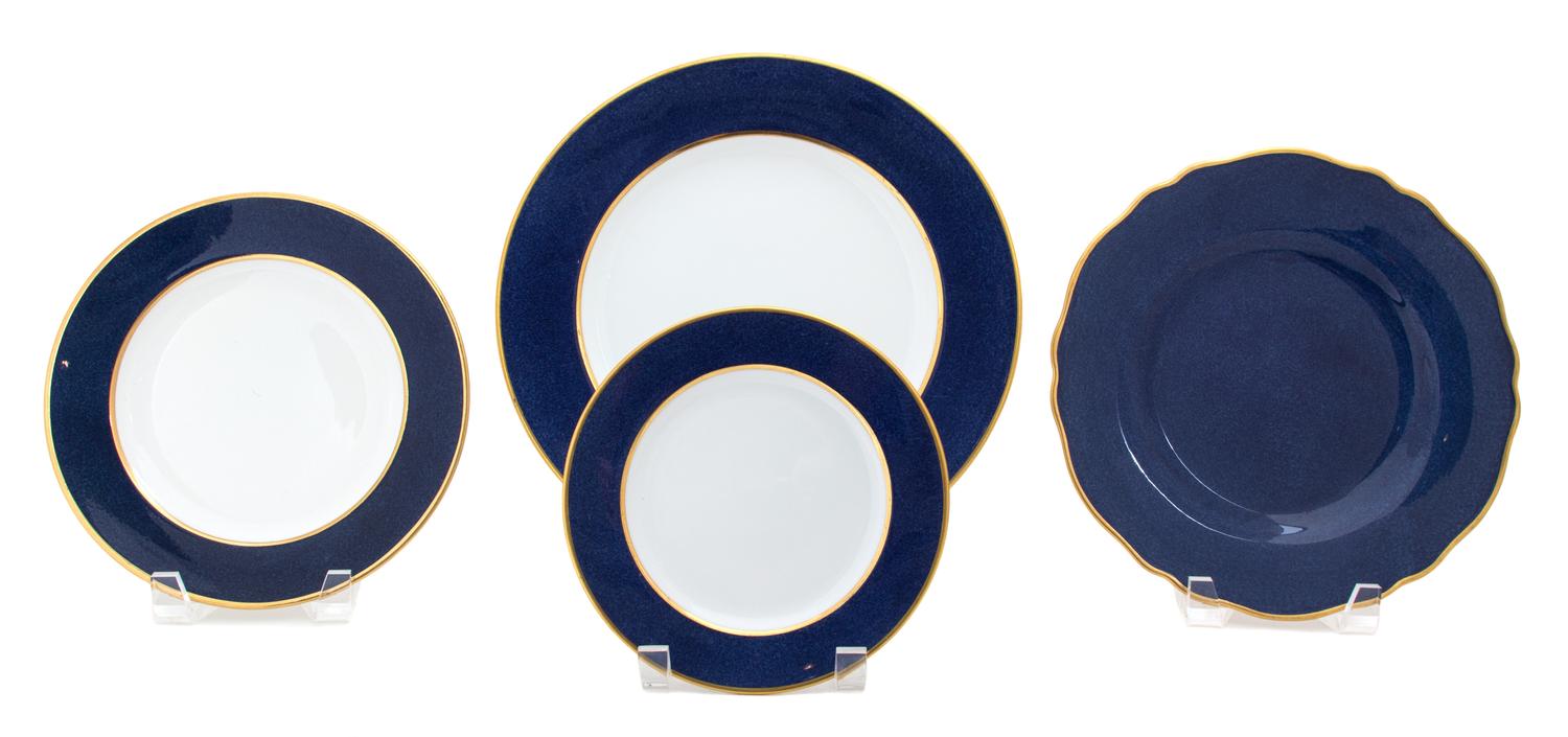A Group of 47 Spode Copeland Porcelain Plates Dinner plate, diameter 10 inches.