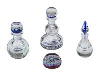 Four Millefiori Glass Articles