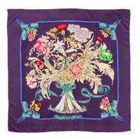 Three Scarves: Two 90 cm Hermès, One Ferragamo