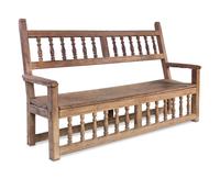 A Peruvian Colonial Hardwood Bench