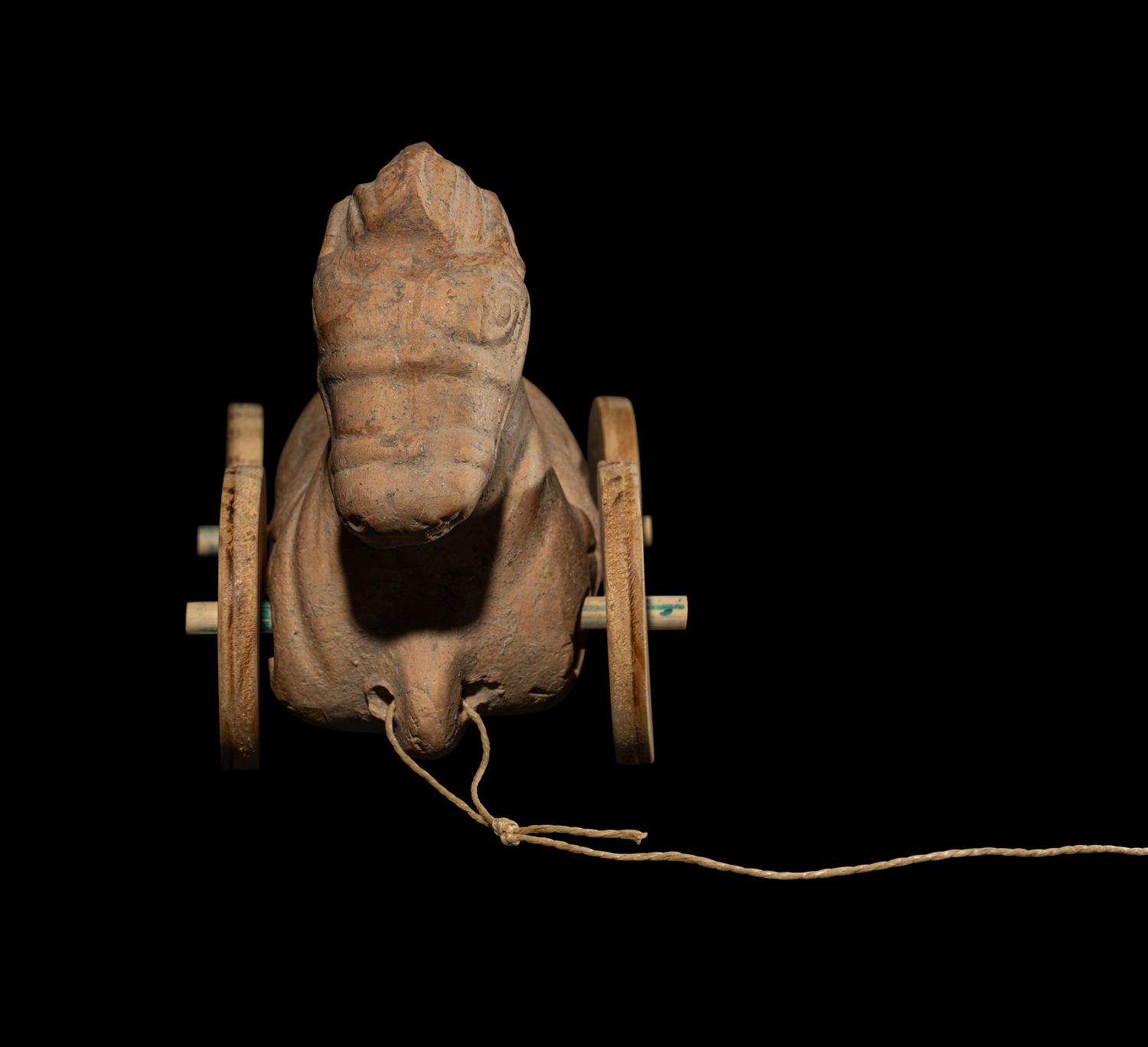 A Roman Terracotta Toy Horse