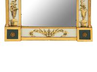 A Neoclassical Style Giltwood and Églomisé Mirror