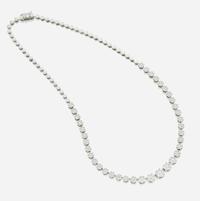 A diamond and white gold necklace, Simon G