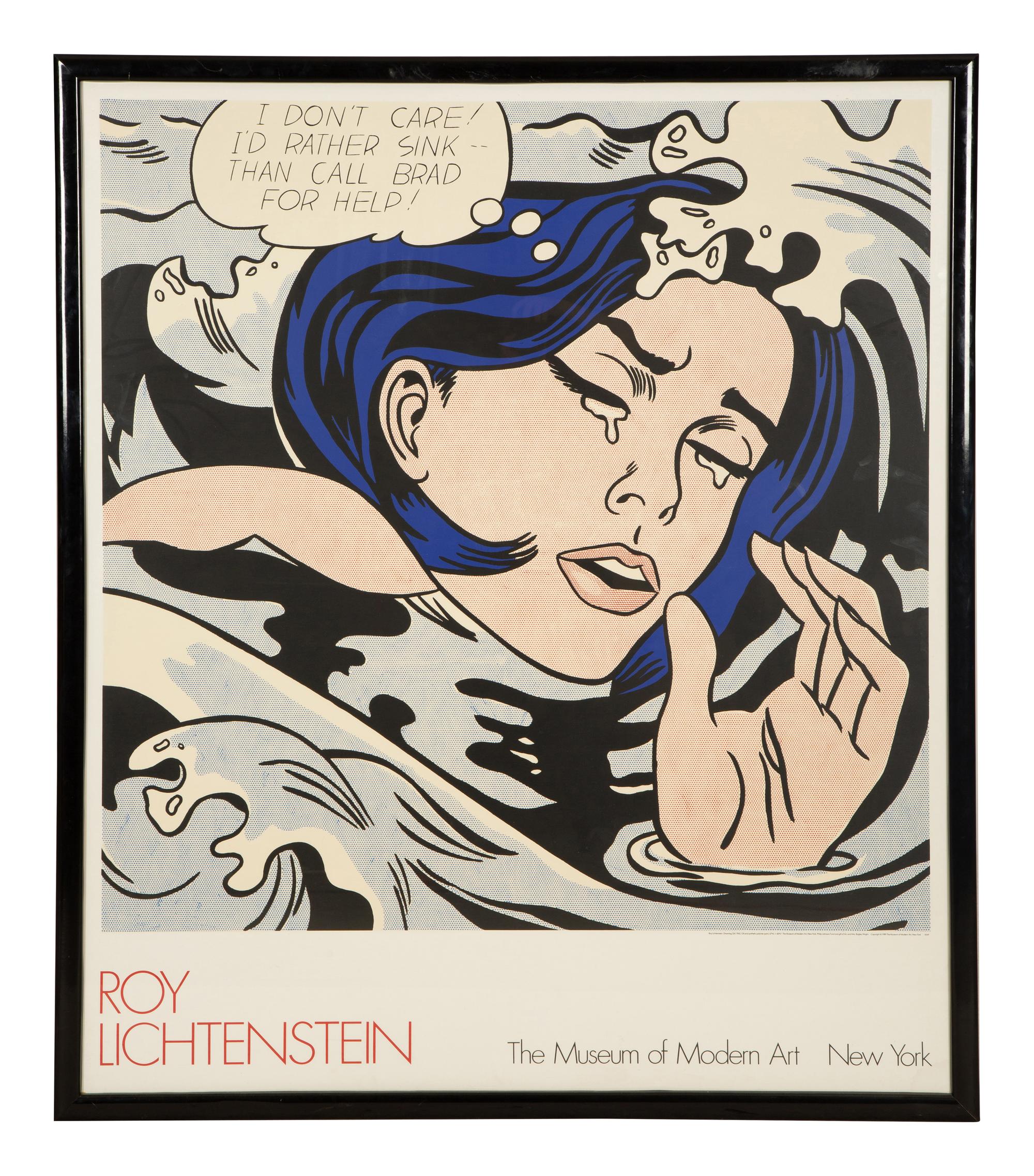 A Museum of Modern Art Roy Lichtenstein Original Exhibit Poster