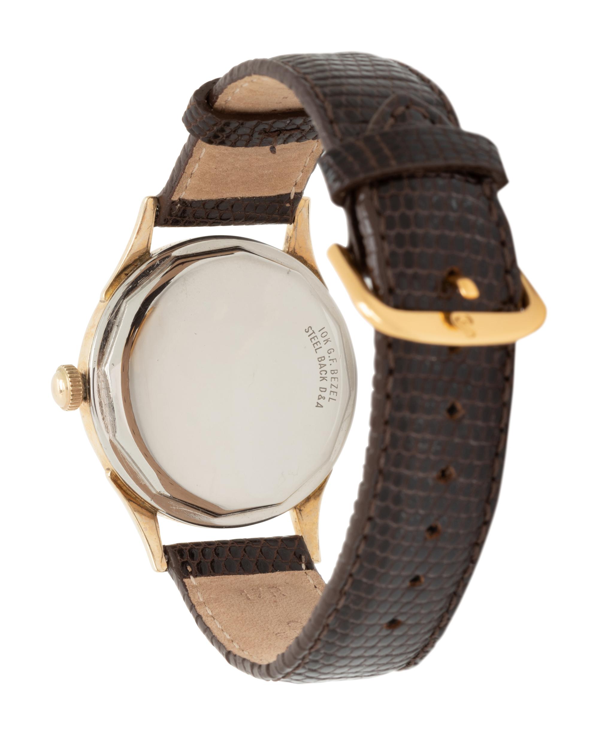 LeCOULTRE, GOLD-FILLED AND STAINLESS STEEL WRISTWATCH