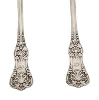 A Tiffany and Co. English King Silver Salad Set