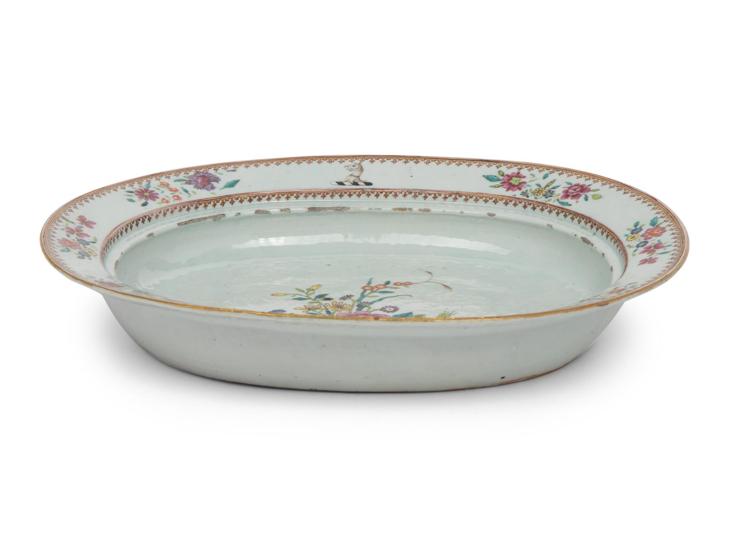 A Chinese Export Porcelain Platter