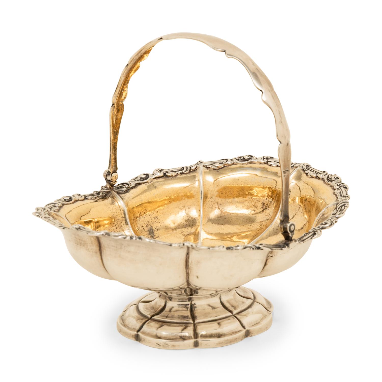 A Russian Silver Cake Basket