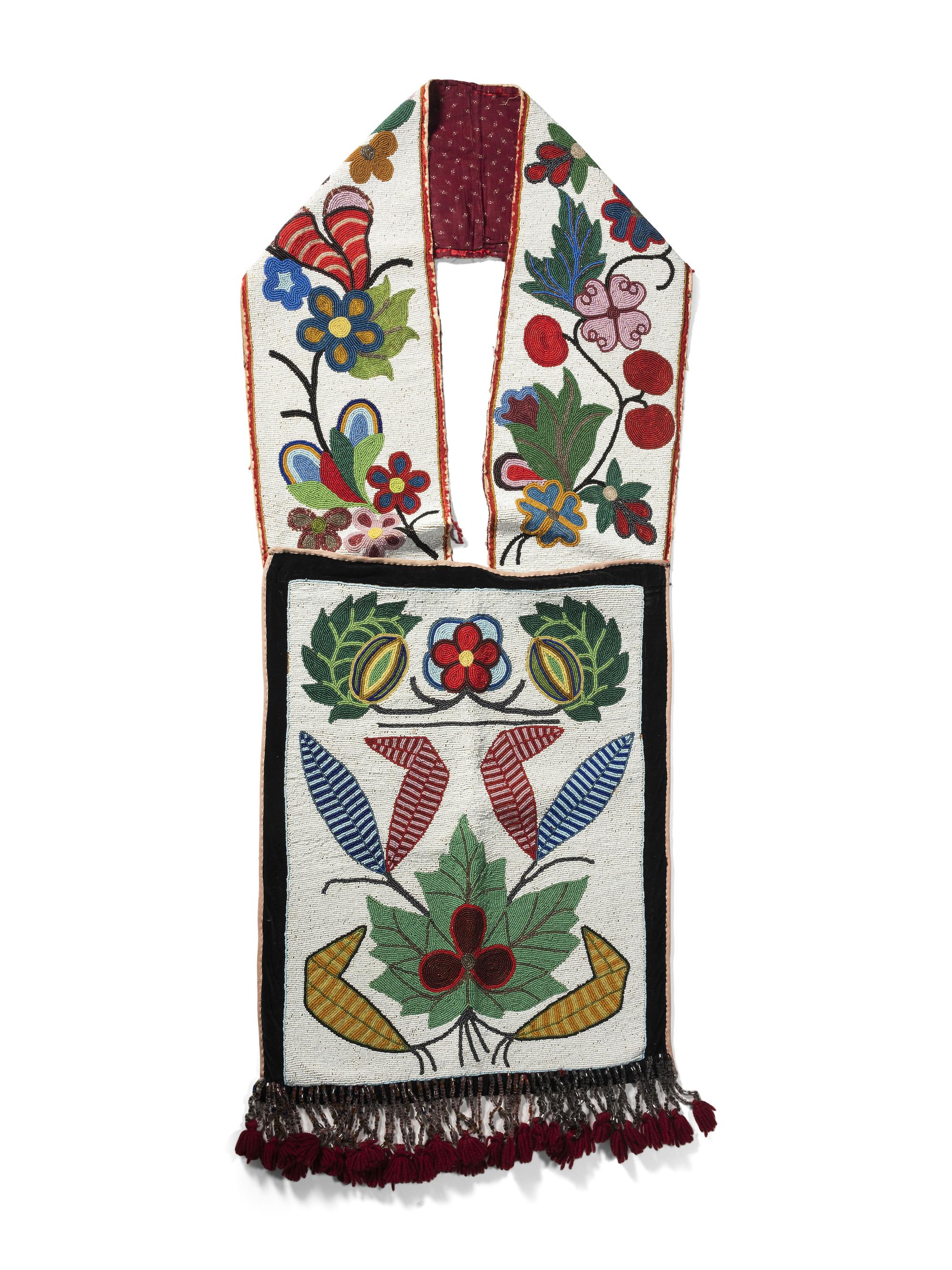 Anishinaabe Beaded Bandolier Bag