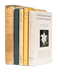 [DICKINSON, Emily (1830-1886)]. A group of 20th-century editions relating to Dickinson and her circle, including: