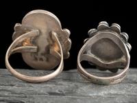 Pair of Zuni and Navajo Rings