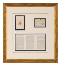 LINCOLN, Abraham (1809-1865). Autograph endorsement signed as President (“A. Lincoln”), 30 December 1864.